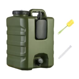 20L Water Jug with Spigot Large Camping Waters Jug Multifunction Waters Storage Containers for Emergency Storage Outdoor Hiking