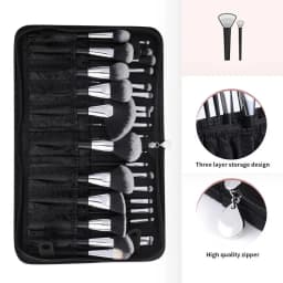 Multifunctional Makeup Brush Storage Bag Makeup Artist Cosmetic Case Handbag Portable Travel Cosmetic Organizer Bag Beauty Tools