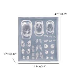 Elf Art Molds Elf Ear Silicone Stamps Devil Horns DIY Art Mould F0S4