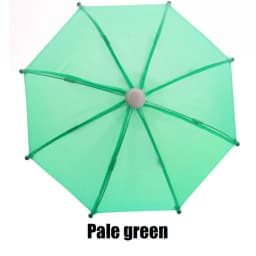21.5cm Miniature Rain Gear Doll's Umbrella Dolls Accessories Mini Handmade Blythes Toys Dollhouse Model Toys Clothing Decoration