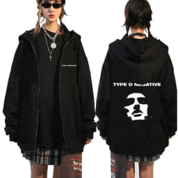 Rock Band Type O Negative Suspended in Dusk Essential Zipper Hoodie Men Women Casual Vintage Zip Up Jacket Male Oversize Hoodies