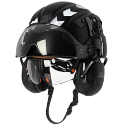 CE Construction Safety Helmet with Double Goggles Reflective Stickers Earmuffs ANSI Hard Hat Industrial Working Cap for Engineer