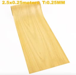 0.2-0.25mm Natural Thin Wood Veneer Roll White Oak Black Walnut Ebony Furniture Decorative Surface Board Panel Veener