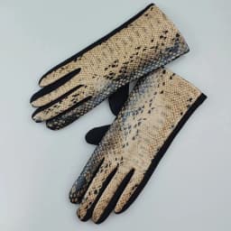Women Bow Plush Wrist Cotton Touch Screen Driving Glove Winter Cashmere Thicken Full Finger Sport Cycling Warm Mitten H84