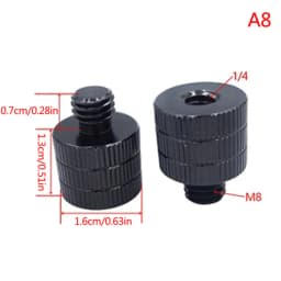 1/4 To M4M5 M6 M8 M10 Conversion Screw 3/8" Male To Female Thread Screw Mount Converter Adapter Standard 1/4 Mount Adapter Screw