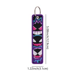 1 Pcs Anime Game Cute Key Chain for Motorcycles Key Fobs Holder Men Women Key Tags Key Ring Fashion Jewelry Accessories Gifts