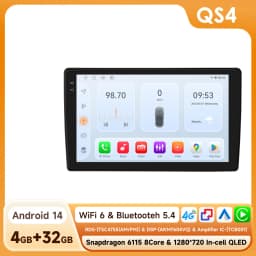 Hizpo 9 inch Multimedia For Citroen C2 C3 2001 2002 2003 - 2010 Android Auto Car Radio Player GPS Navigation Carplay QLED Screen