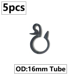 5pcs 16/20/25mm PE Pipe Barb Connector Straight Tee Elbow Plug Garden Water Hose Reducing Splitter Joint Drip Irrigation System
