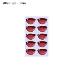 10 pcs Multi styles Cute Cartoon Mouth Stickers Anime Figurine Doll Face Organ Paster Decals DIY Glass Mouth Chips Paper