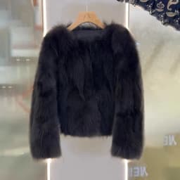 2026 Autumn Winter Environmentally friendly New Imitation fox fur grass Coat Women's Korean version Thick Loose Short Coats