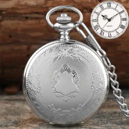 Royal Gold Shield Crown Pattern Quartz Pocket Watch Top Luxury Necklace Pendant Chain Steampunk Clock Collectibles Jewelry Gifts