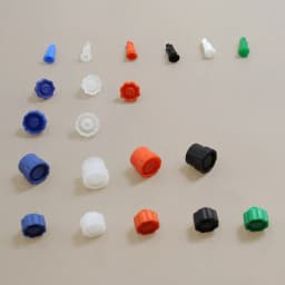 50pcs/Bag Luer Lock Plug Cover Screw Precision Tips Liquid Dispensing Plug Syringe Cap Sealing Head PP Material