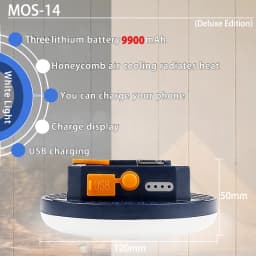 MOSLIGHTING 15W 30W Camping Light Portable LED High Quality Outdoor Emergency Light Fishing Mountaineer Adventure Portable Light