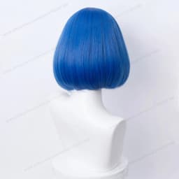 35cm Short Bob Cosplay Wig Golden Yellow Red Purple Black Blue Pink Women Bobo Hair Heat Resistant Hair Universal Anime Wigs