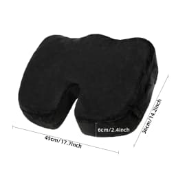Comfortable Breathable Seat Cushion, U-Shaped Design Wave Sponge Massage Cushion Can Relieve Buttock Pressure/Coccyx Pain
