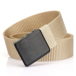 Men Female Belts Military Nylon Adjustable Belt Men Outdoor Travel Tactical Waist Belt with Plastic Buckle for Pants 130cm