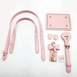 DIY Crochet Bag Making Kit Bag Base Bottom with Handle Extension Shoulder Straps Hardware Accessories for Knitting Tote Handbag