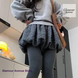 Korean high-quality temperament rhombic bud casual pants women's autumn and winter new fashion loose thick wide-leg pants shorts