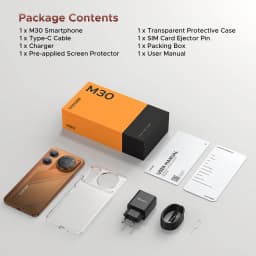 Doogee M30 Smartphone 135Db Speaker Android 16 8000Mah Battery 6.88'' Screen 48Gb Ram (6Gb +42Gb) 256Gb Rom Unisoc T7280 Nfc