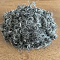20MM Curly Toupee For Black Men Human Hair Replacement System Hair Topper Pieces for Men Durable Replacement Capillary Prosthesi
