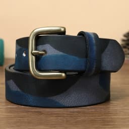 2026 Men High Quality Camouflage Pure Cowhide Belt Genuine Leather Strap Male Luxury Pin Buckle Vintage Jeans Belts for Women