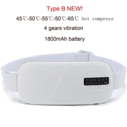 Electric Menstrual Period Massager Heating Massage Pad Belt for Female Waist Abdominal Lumbar Warm Belt Massage Device Vibration
