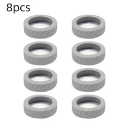 8PCS/Set Suitcase Wheels Protection Cover Silent Rubber Luggage Roller Cover Trolley Box Casters Cover Travel Luggage Caster Sho