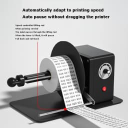 Desktop Small Winding Machine Label Rewinder Full-Automatic Rewinder For Self-Adhesive Coated Paper Mini Electric Label Rewinder