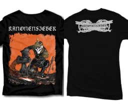 2026 New Rock Punk Tops Gothic Dark Heavy Metal T-shirt Kanonenfieber Pirnt Casual Cotton Streetwear Female Male Clothes Unisex