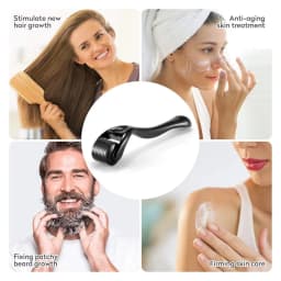 540 Micro Needles Derma Roller for Skin,Beard & Hair Growth,0.2mm\0.25mm\0.3mm,Face Roll Tool,Professional Facial Skincare Tools