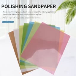 Polishing Sandpaper 7Pcs/Set Lapping Film Sheets Assortment Precision for Sandpaper 1500/2000/4000/6000/8000/10000/12000