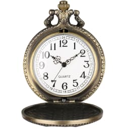 Retro Octopus Pattern Quartz Pocket Watch Arabic Numerals Dial Necklace Pendant Clock Vintage Fashion Timepiece Gift Unisex