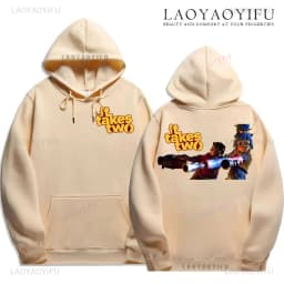 Men Women Game Long Sleeve It Takes Two Hoodie Hoody Girlfriend Boyfriend Couple Clothes Kodi Xiaomei Wife Husband Gifts Hoody