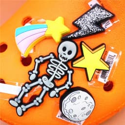 Original Space Alien Designer Shoe Charms 5pcs/lot Shoe Buckle Accessories Luxury Rainbow Sun Clog Dog Upper Jewelry Decorations