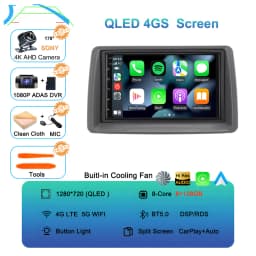 7" Car Radio Android 16 For FIAT Panda 2003 2004 2005 2006 2007 -2012 Stereo Multimedia Player Navigation Autoradio Carplay Auto