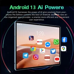 BDF P70 TAB 4GBRAM+64GB ROM 5G Wifi Octa Core Dual Camera SIM Card Android 13 6000mAh Battery