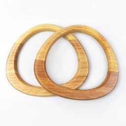 2/4Pcs Solid Wooden O Ring Bags Handle Purse Frame Woven-Bag Handles Handmade Bag Charm DIY Women's Handbag Craft Accessories
