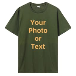 Custom T-shirt Customized Tshirt Personalized T Shirt Diy Print Your Photo Brand Logo Text Men Women Cotton Premium Gift Tees