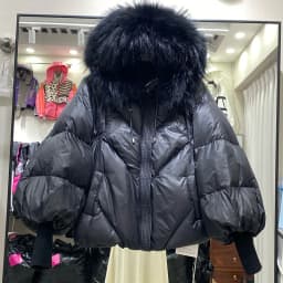 Winter High End Natural Large Fur Collar Down Jacket Female Hooded Warm Thick Parker Jacket Women White Duck Down Loose Outwears