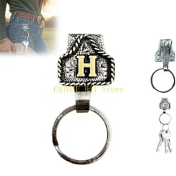 Western Metal Keychain Key Holder For Belt Quick Release Keychain Clip With Personalizing Design For Men Accessories