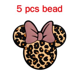 5pcs Silicone Cartoon Beads DIY Pacifier Chain Baby Oral Care Pacify Accessory Part