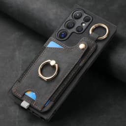 Ring Holder Phone Case for Samsung Galaxy S24 FE S26 S25 S23 S22 Ultra A17 A07 A57 A37 A36 A56 Magnetic Wallet Card Slot Cover