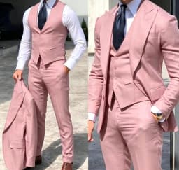 Classy Wedding Tuxedos Suits Slim Fit Bridegroom For Men 3 Pieces Groomsmen Suit Male Cheap Formal Business (Jacket+Vest+Pants