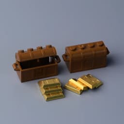 MOC ATM Games Machines Safe Figures Accessories Building Blocks Gold Egg Ore Diamond Deposit Bank Key Card Christmas Bricks Toys
