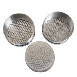 Precise Gem and Pearl Sorting Sieve Set, 0.15mm Thick, 65mm/80mm Diameter for Diamond Classification
