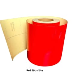 5cm/10cm/15cm/20cm*5m Red Reflective Tapes Glass Bead Plain Reflectors Waterproof Adhesive Stickers For Cars Truck Warning Signs