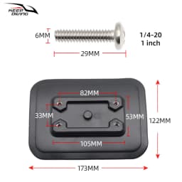 1 Pcs Inflatable Boat Fishing Rod Holder Fixed Base PVC Glue-On Pad Rubber Boat Fishing kayak Accessory Fish Finder Mount Fix