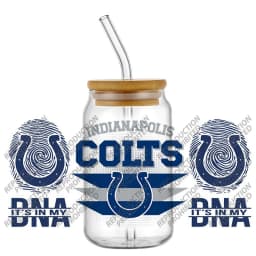 Waterproof Scratch Resistant 3D UV DTF Cup Wraps Vintage American Rugby Cold Transfer Stickers for 16oz Libbey Glass