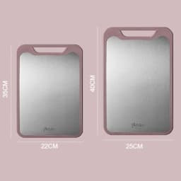 304 Stainless Steel Cutting Board Double-Sided Chopping Board Kitchen Fruit Cutting Board Kitchen Rolling Chopping Board