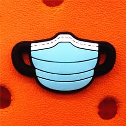 Original PVC Cute Ladybug Shoe Ornament White Sandals Charms Decorations Mask Shape Shoes Buckle Accessories Brooch